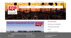 Desktop Screenshot of edb-bahntechnik.de